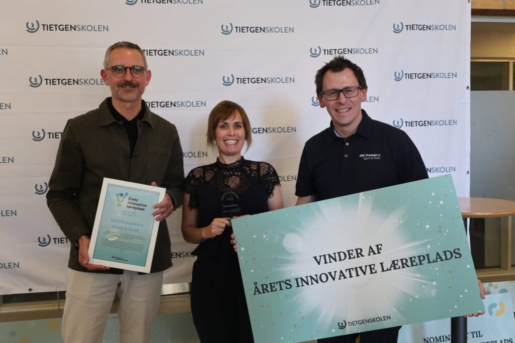 DSC Promotion x Sport & Profil vinder af Årets Innovative Læreplads 